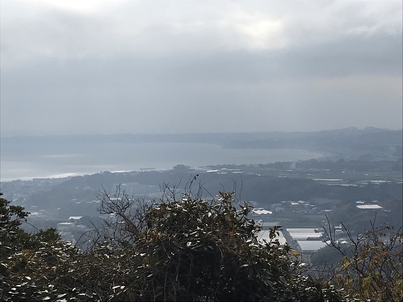武山ハイキングコース見晴台眺望