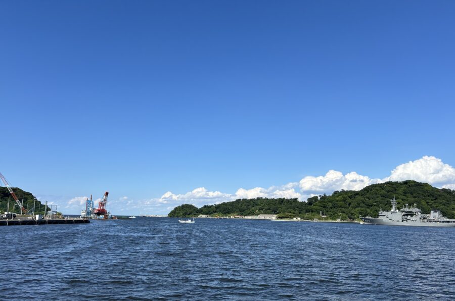 横須賀湾の眺め