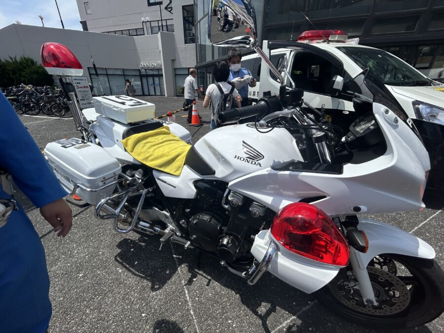 白バイ体験