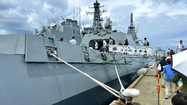 よこすかYYのりものフェスタ2024　護衛艦もがみの写真