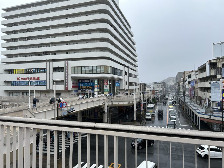 追浜駅からの景色