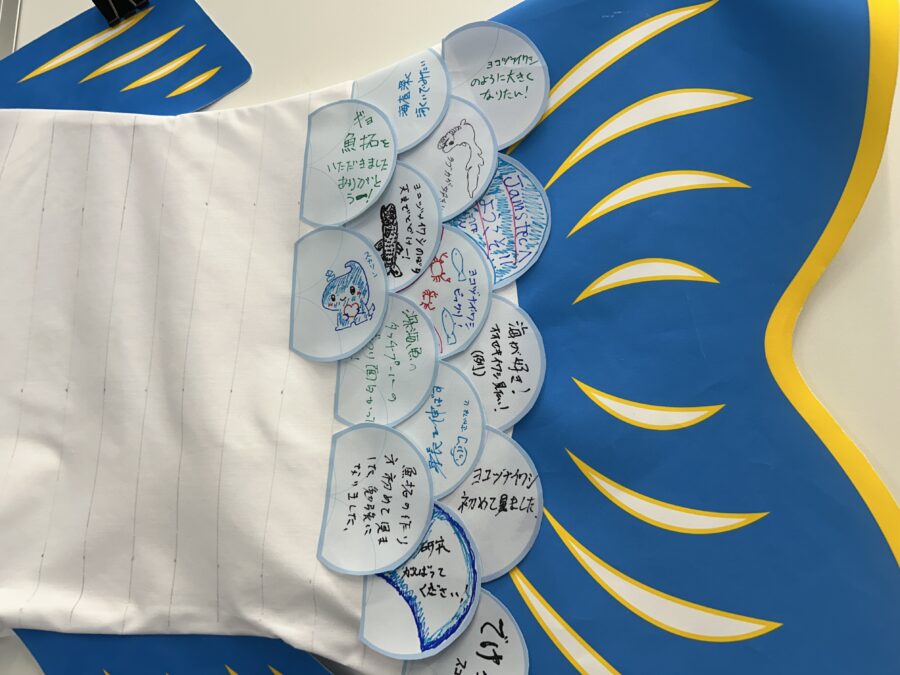 JAMSTEC横須賀本部一般公開 深海のトップ・プレデター「ヨコヅナイワシ」 こいのぼり