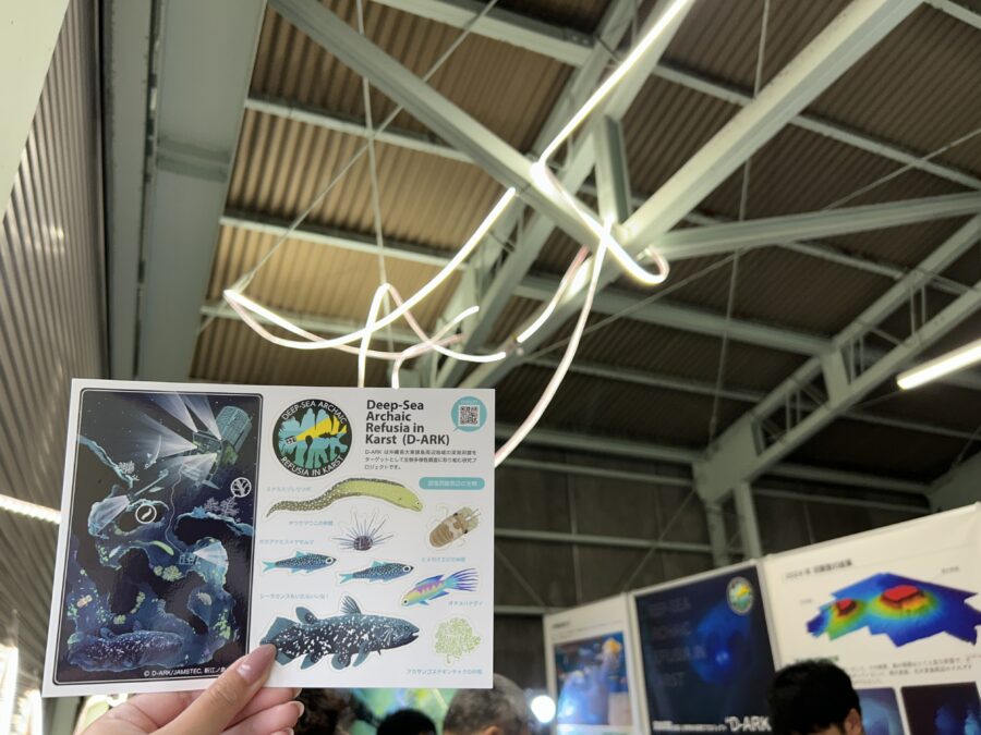 JAMSTEC横須賀本部一般公開 世界初の深海洞窟探査プロジェクト「D-ARK」 もらったシール