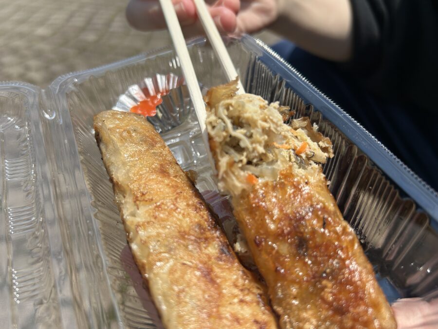 よこすかYYのりものフェスタ2025　ヴェルニー公園　フォーゴン　揚げ春巻き