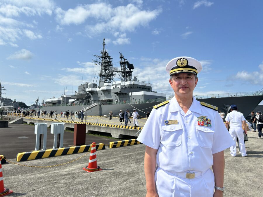 真殿　知彦（まどの　ともひこ）さん　海上自衛隊横須賀地方総監
