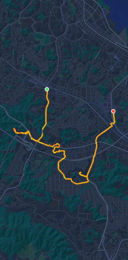 Applewatchのマップ