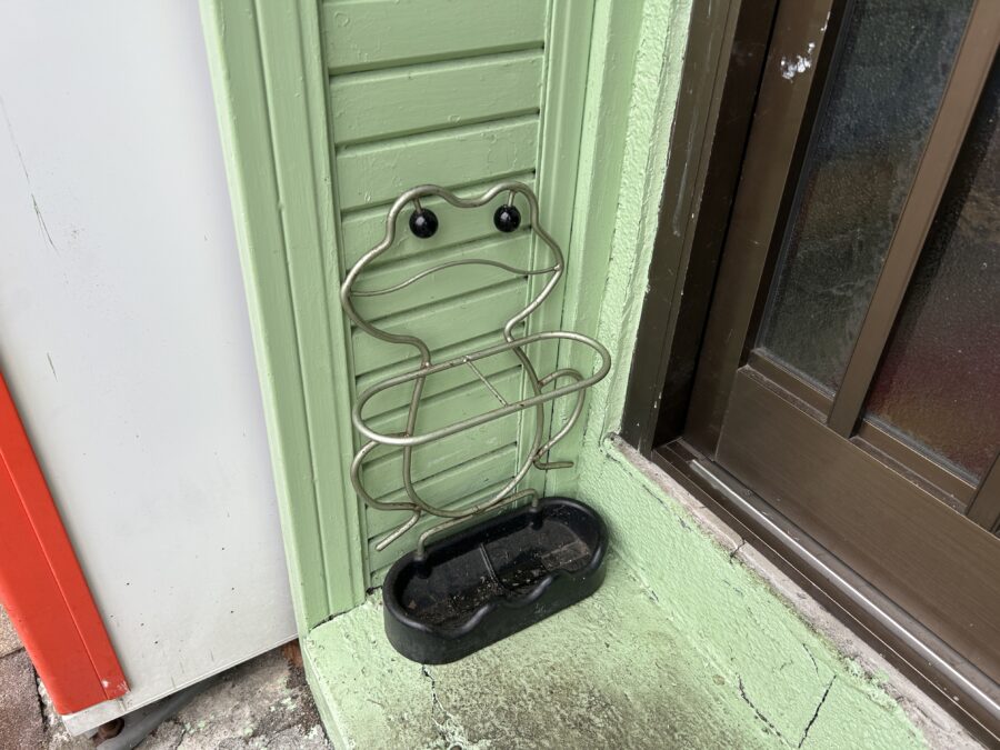 かえる傘立て