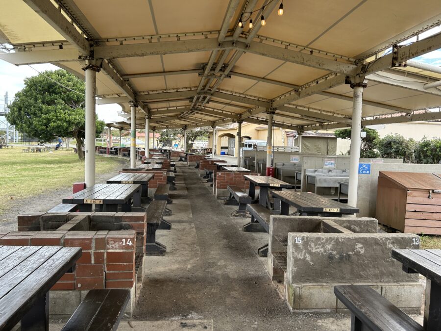 ソレイユの丘　BBQエリア